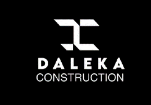 Daleka Construction white logo